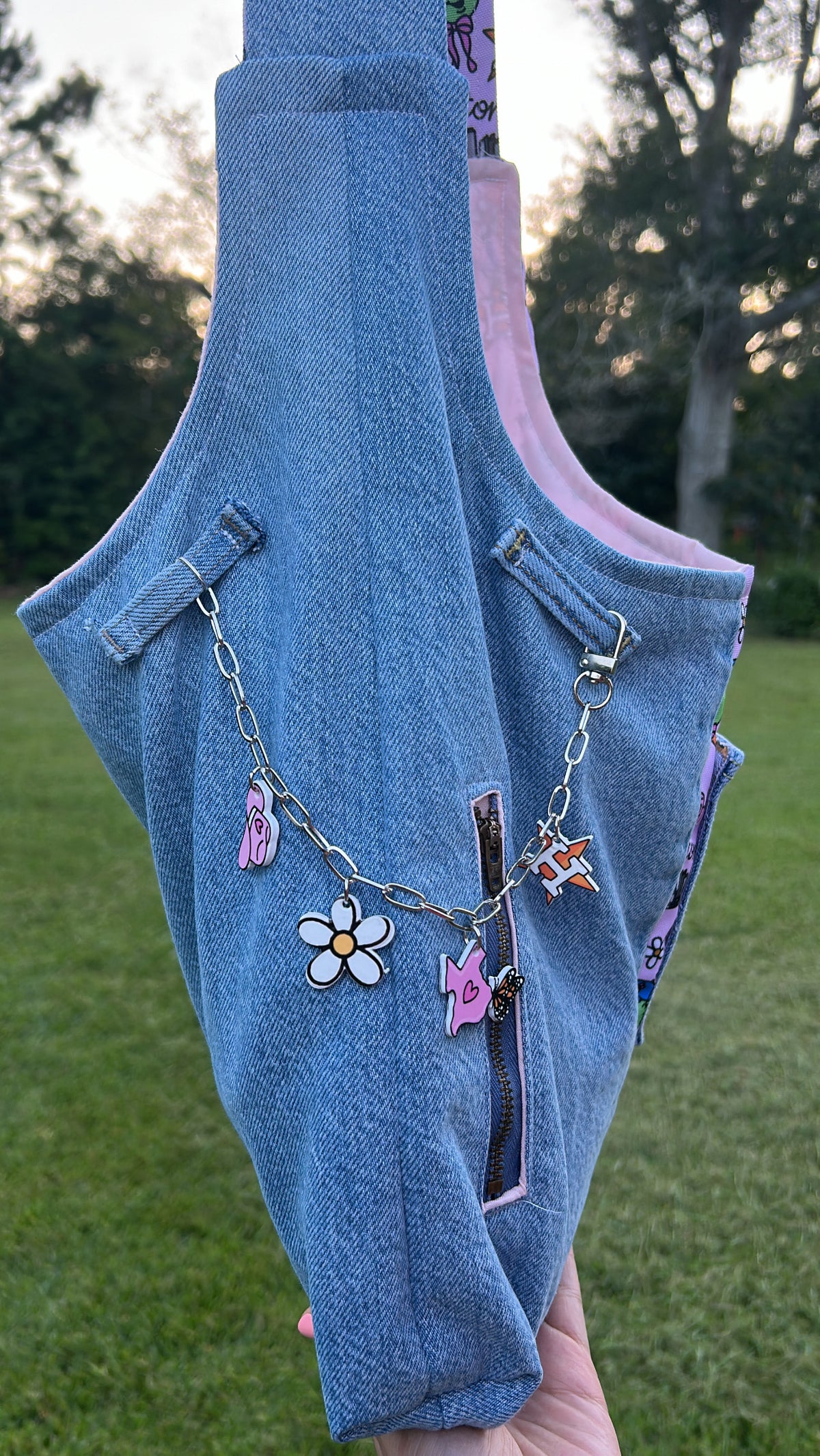 Houston Jean Bag Pink