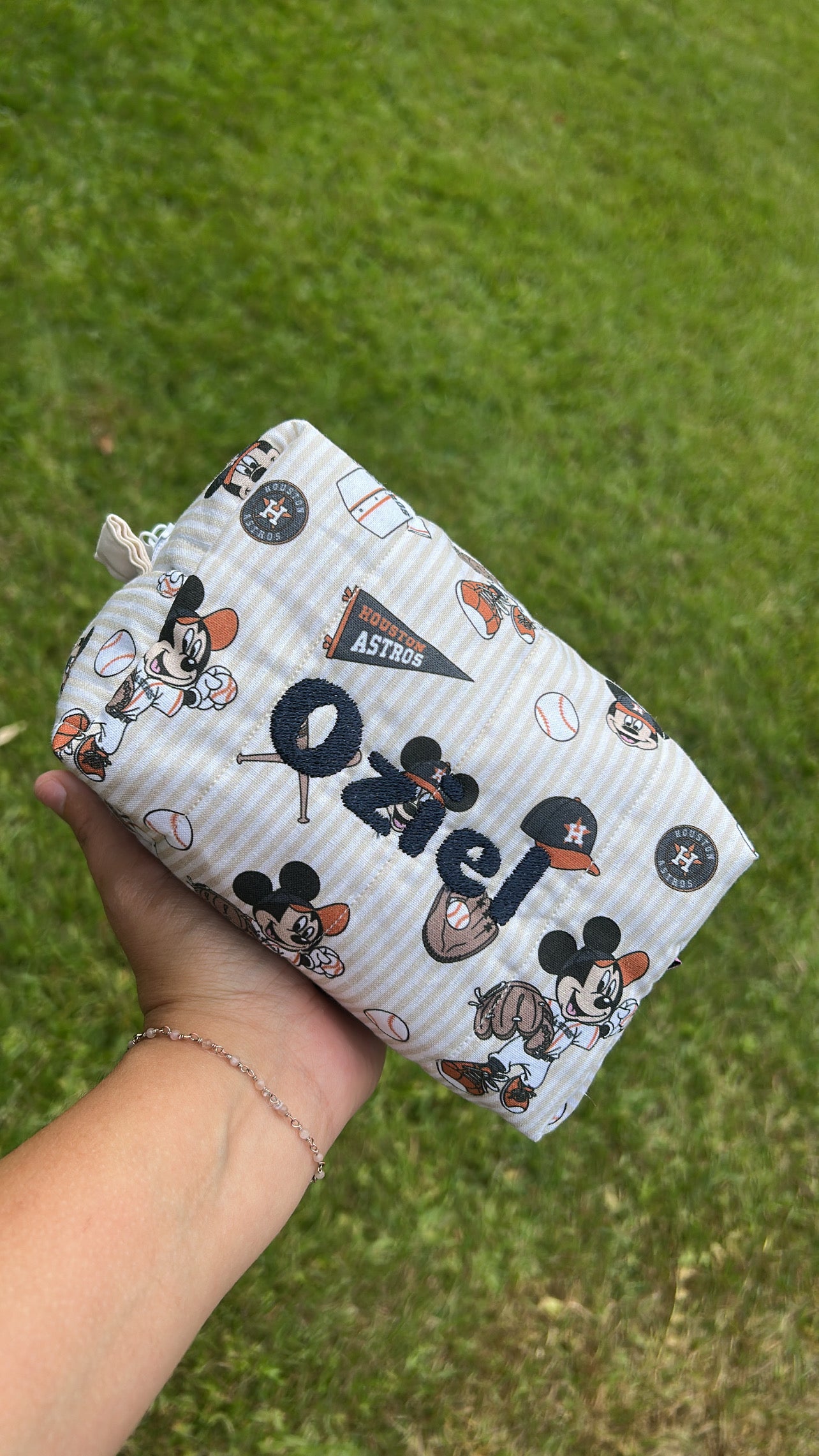 Mouse Baseball Makeup Bag ⚾🐭✨