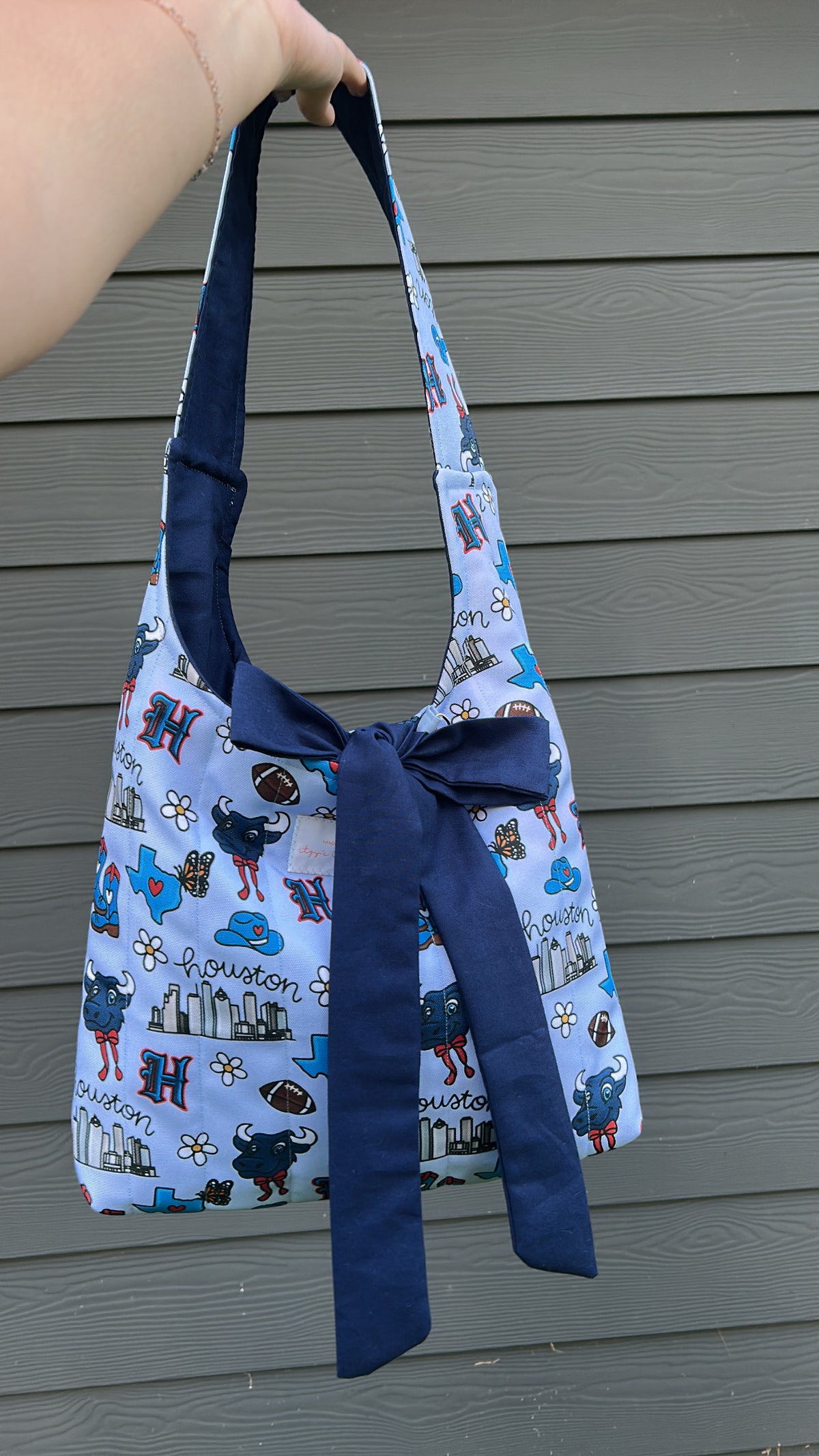 Houston football Bow Bag