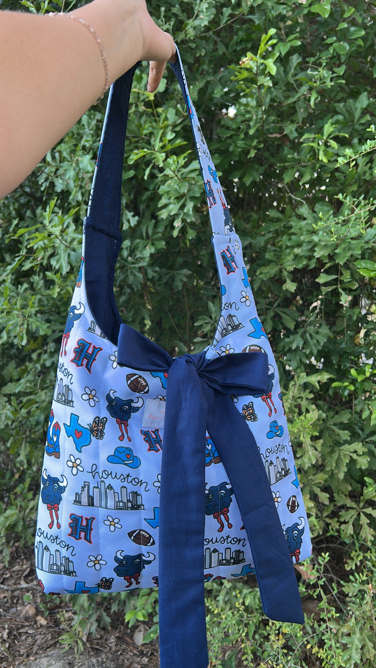 Houston football Bow Bag
