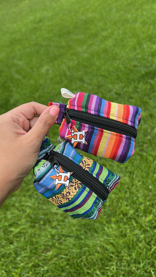 Mini Pouch – Mexican Print 🇲🇽🌸