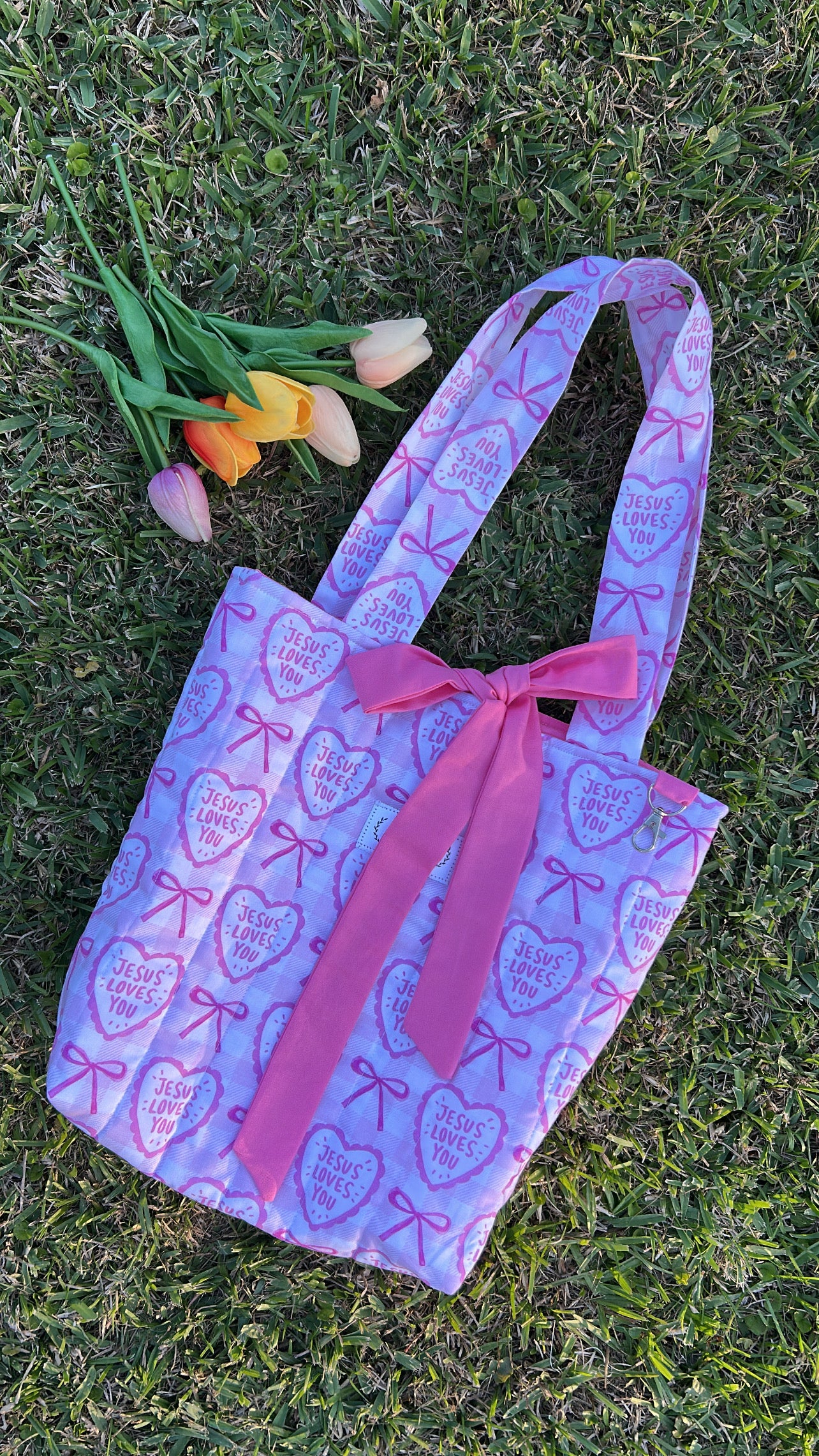 Jesus Loves You Tote Bag -  Medium tote
