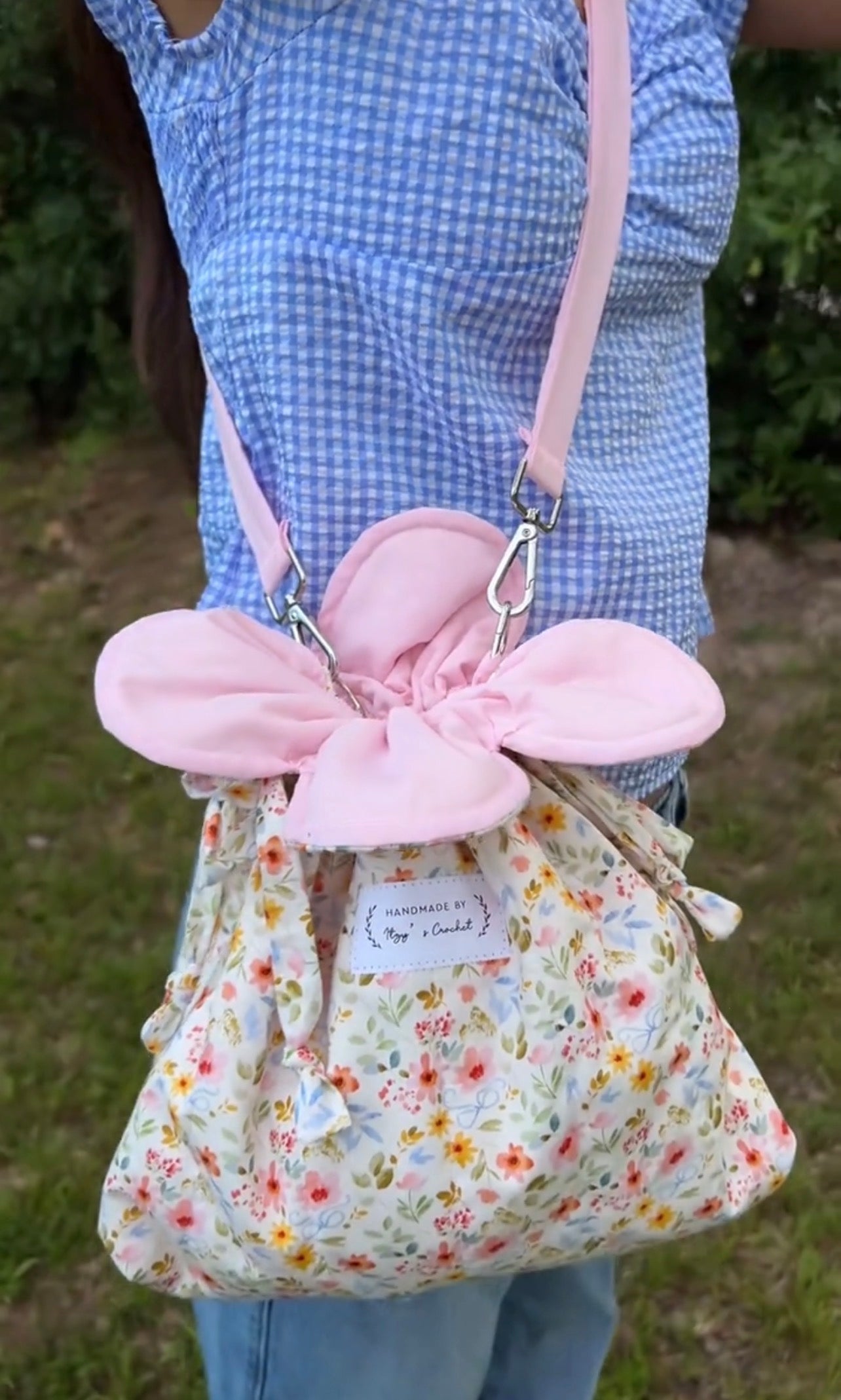 Flower Bag quilted tote - Floral