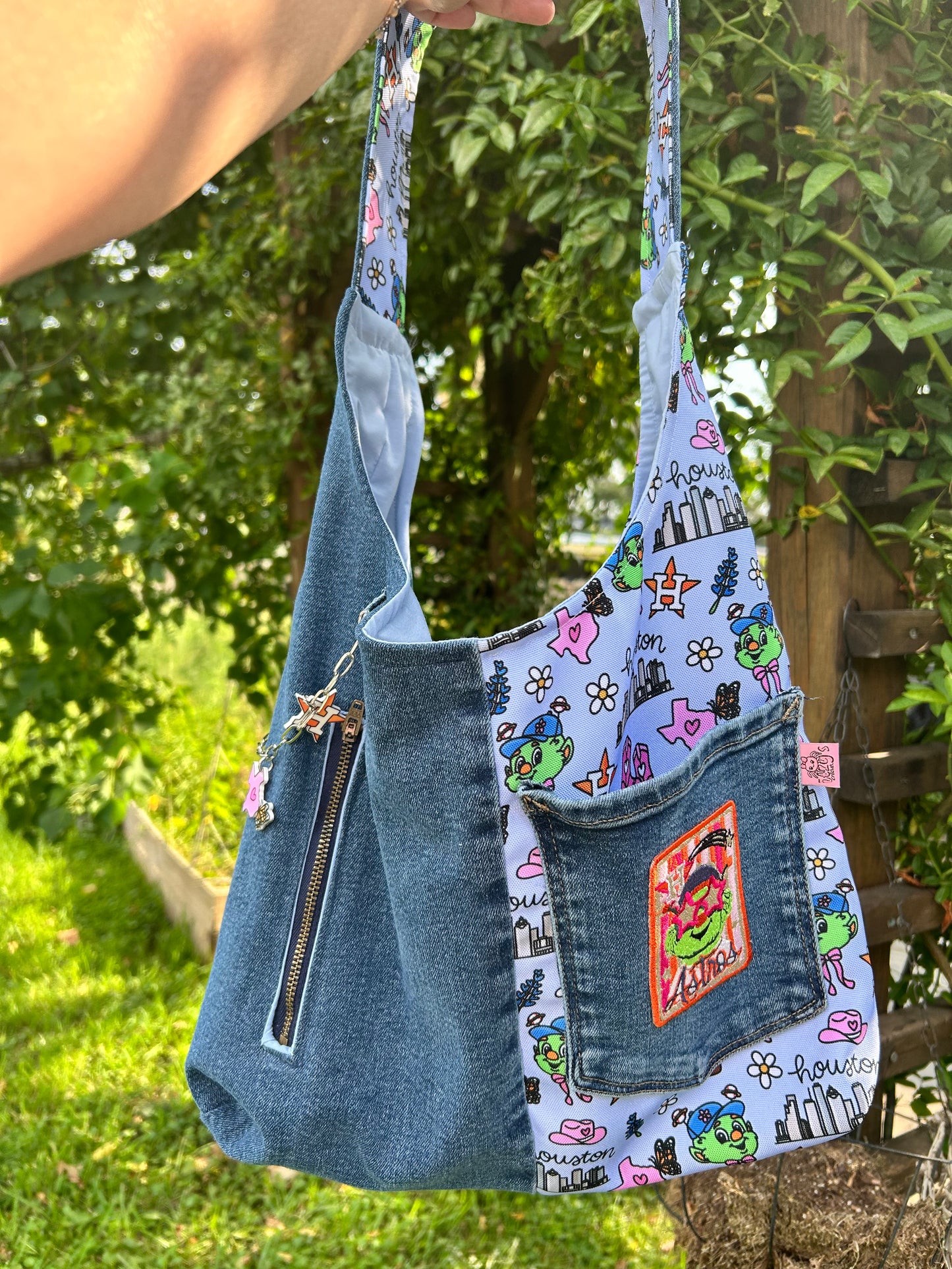 Houston Jean Bag Blue