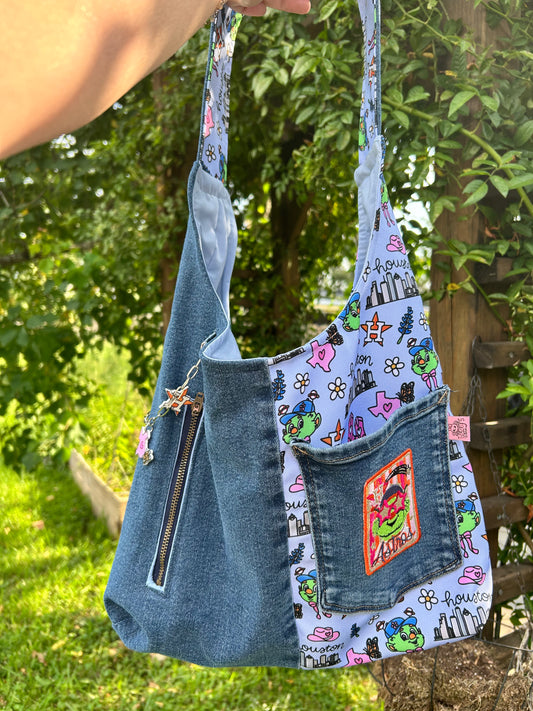 Houston Jean Bag Blue