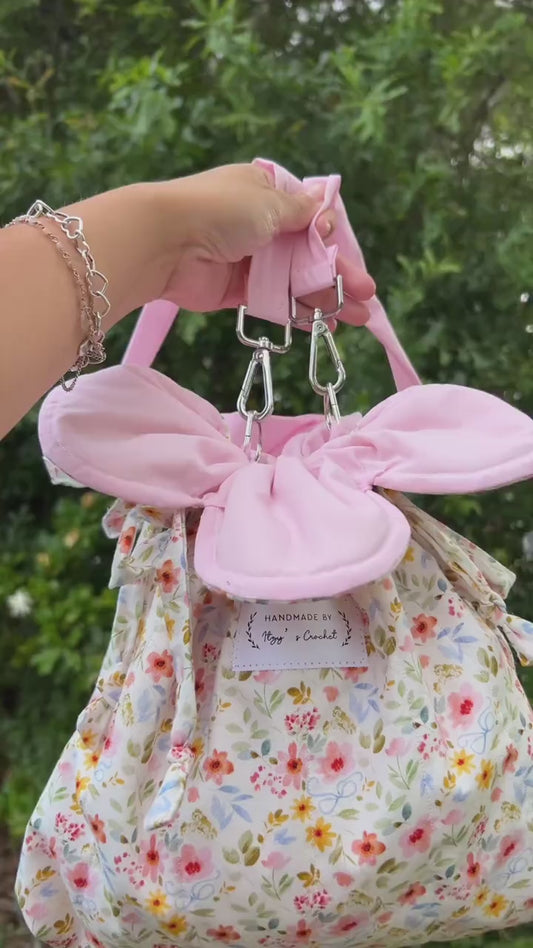 Flower Bag quilted tote - Floral